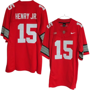 Ohio State Buckeyes 15 Henry Jr Red F.U.S.E. Vapor Limited Men Jersey