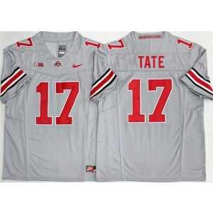 Ohio State Buckeyes 17 Carnell Tate Gray F.U.S.E. Vapor Limited Men Jersey Ohio State Buckeyes 17 Carnell Tate Gray F.U.S.E. Vapor Limited Men Jersey