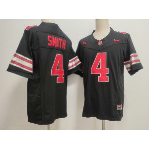 Ohio State Buckeyes 4 Jeremiah Smith Black 2026 New F.U.S.E. Vapor Limited Men Jersey