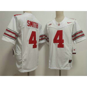 Ohio State Buckeyes 4 Jeremiah Smith White 2026 New F.U.S.E. Vapor Limited Men Jersey