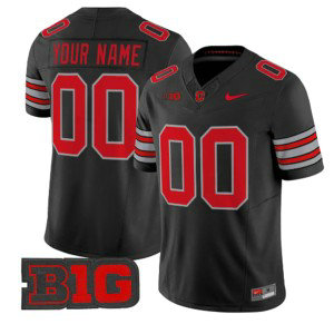 Ohio State Buckeyes Customized Black 2026 F.U.S.E. Vapor Limited Men Jersey