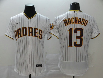 Padres 13 Manny Machado White Nike 2020 Flexbase Jersey Padres 13 Manny Machado White Nike 2020 Flexbase Jersey