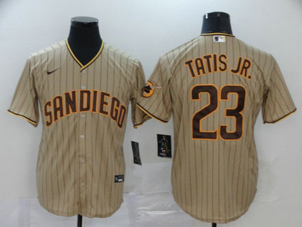 Padres 23 Fernando Tatis Jr. Brown Nike 2020 cool base Jersey
