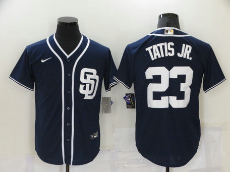 Padres 23 Fernando Tatis Jr. Navy Nike Cool Base Jersey