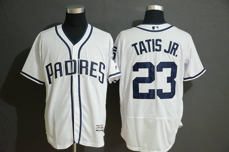 Padres 23 Fernando Tatis Jr. White Flexbase Jersey
