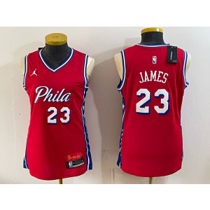 Philadelphia 76ers 23 LeBron James Red Youth Jersey