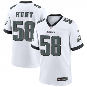 Philadelphia Eagles 58 Hunt White Vapor Limited Men Jersey Philadelphia Eagles 58 Hunt White Vapor Limited Men Jersey