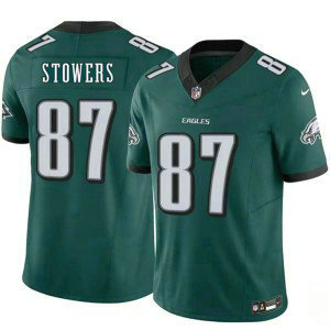Philadelphia Eagles 87 Eli Stowers Green 2026 Draft F.U.S.E. Vapor Limited Men Jersey