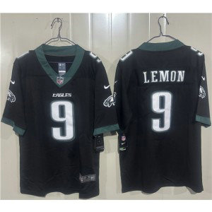 Philadelphia Eagles 9 Makai Lemon Black Vapor Limited Men Jersey