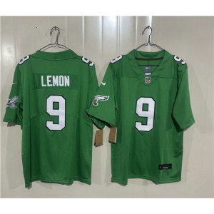 Philadelphia Eagles 9 Makai Lemon Kelly Green Vapor Limited Men Jersey