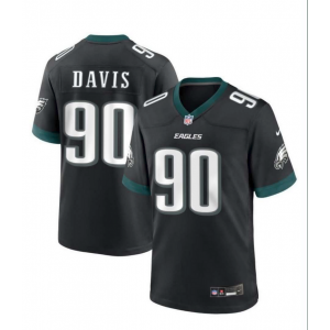 Philadelphia Eagles 90 Black Vapor Limited Men Jersey