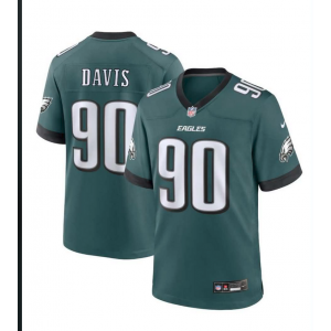 Philadelphia Eagles 90 Davis Green Vapor Limited Men Jersey