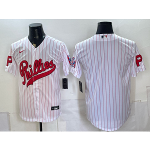 Philadelphia Phillies Blank White Throwback Men Jersey