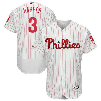 Phillies 3 Bryce Harper White 150th Patch Flexbase Collection