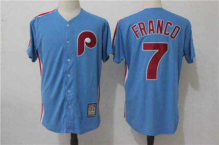 Phillies 7 Maikel Franco Light Blue Alternate Cooperstown Collection Jersey Phillies 7 Maikel Franco Light Blue Alternate Cooperstown Collection Jersey