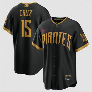 Pittsburgh Pirates 15 Oswin Appollis Black 2026 City Connect Cool Base Men Jersey