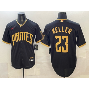 Pittsburgh Pirates 23 Keller Black 2026 City Connect Cool Base Men Jersey