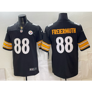 Pittsburgh Steelers 88 Freiermuth Black Vapor Limited Men Jersey
