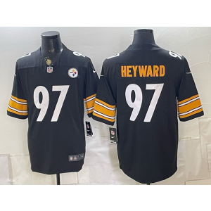 Pittsburgh Steelers 97 Heyward Black Vapor Limited Men Jersey