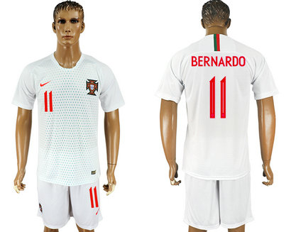Portugal 11 BERNARDO Away 2018 FIFA World Cup Soccer Jersey Portugal 11 BERNARDO Away 2018 FIFA World Cup Soccer Jersey