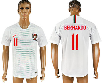 Portugal 11 BERNARDO Away 2018 FIFA World Cup Thailand Soccer Jersey Portugal 11 BERNARDO Away 2018 FIFA World Cup Thailand Soccer Jersey