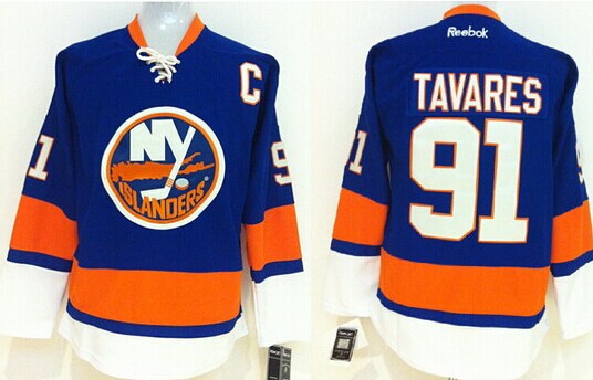 New York Islanders #91 John Tavares Light Blue Jersey New York Islanders #91 John Tavares Light Blue Jersey