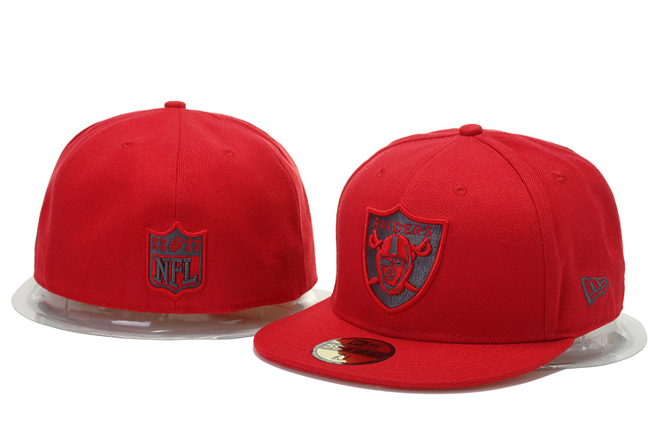 Raiders fitted red caps 60