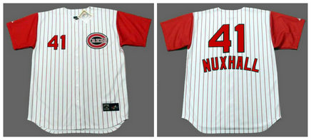 Reds 41 Joe Nuxhall White 1960 Throwback Jersey