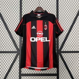 Retro AC Milan 01-02 Home Jersey S-XXL