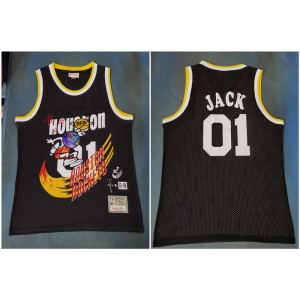 Rockets 01 Jack Black Travis Scott Mitchell Ness Bleacher Report Jersey