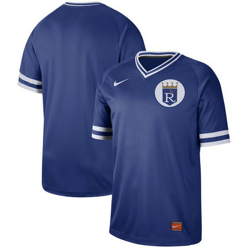 Royals Blank Blue Throwback Jersey
