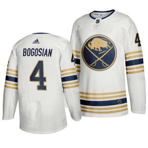 Sabres 4 Zach Bogosian White 50th anniversary Adidas Men Jersey