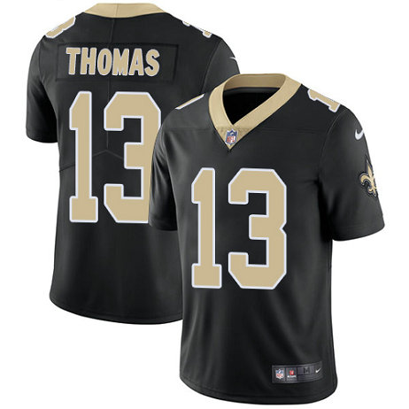 Saints #13 Michael Thomas Black Team Color Men's Stitched Football Vapor Untouchable Limited Jersey
