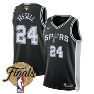 San Antonio Spurs 24 Devin Vassell Black 2026 Finals Men Jersey San Antonio Spurs 24 Devin Vassell Black 2026 Finals Men Jersey