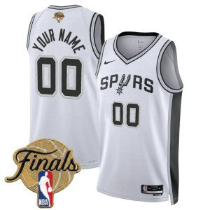 San Antonio Spurs Customized White 2026 Finals Men Jersey