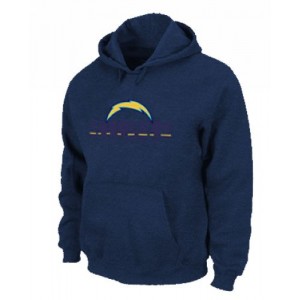 San Diego Chargers Logo Pullover Dark Blue Hoodie