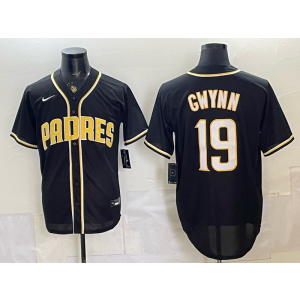San Diego Padres 19 Tony Gwynn 2026 Black Out Cool Base Men Jersey