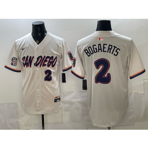 San Diego Padres 2 Bogaerts Cream Cool Base Men Jersey