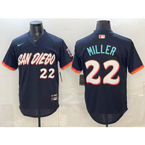 San Diego Padres 22 Miller Navy 2026 City Connect Cool Base Men Jersey