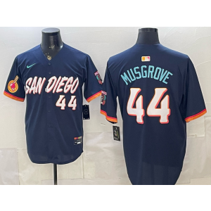 San Diego Padres 44 Joe Musgrove Navy 2026 City Connect Cool Base Men Jersey