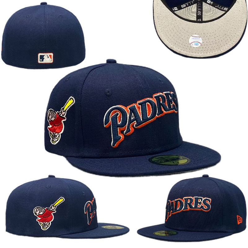 San Diego Padres blue fiftted caps sf San Diego Padres blue fiftted caps sf