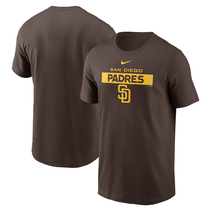 San Diego Padres brown T shirt