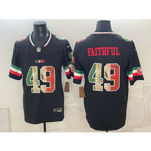 San Francisco 49ers 49 Faithful Black Mexico F.U.S.E. Vapor Limited Men Jersey
