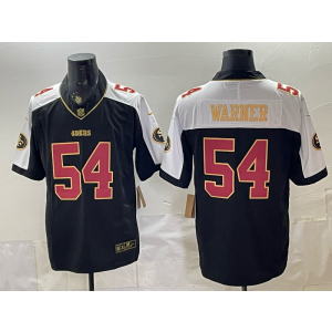 San Francisco 49ers 54 Fred Warner Thanksgiving Day F.U.S.E. Vapor Limited Men Jersey