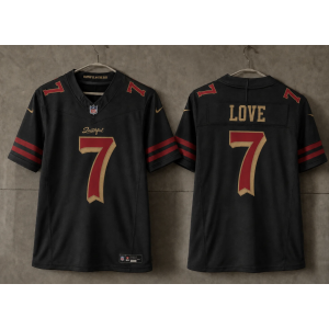 San Francisco 49ers 7 Daejon Love Rivalries F.U.S.E. Vapor Limited Men Jersey