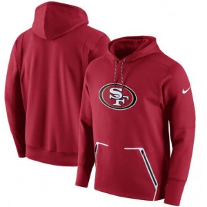 San Francisco 49ers Nike Champ Drive Vapor Speed Pullover Scarlet Hoodie