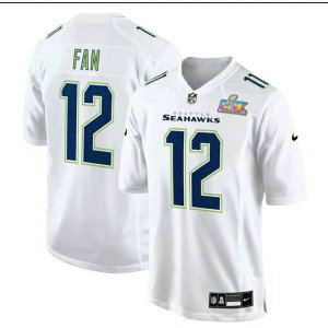 Seattle Seahawks 12 Fan White 2026 Super Bowl LX Vapor Limited Men Jersey Seattle Seahawks 12 Fan White 2026 Super Bowl LX Vapor Limited Men Jersey