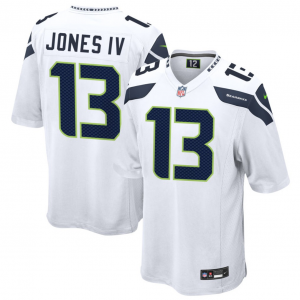 Seattle Seahawks 13 Jones White Vapor Limited Men Jersey