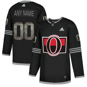 Senators Black Shadow Men's Customized Adidas Jersey