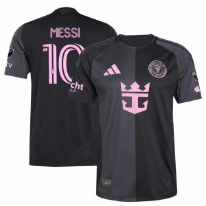 Soccer Inter Miami CF 10 Messi Black Men Jersey